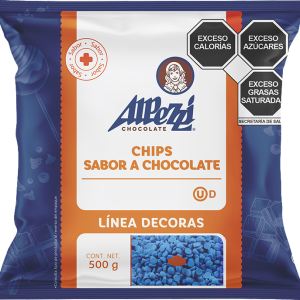 PAQ C/500GRS CHOCO CHIP AZUL ALPEZZI