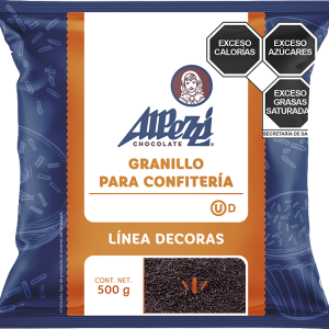 PAQ C/500GRS GRANILLO CHOCO SEMIAMARGO ALPEZZI