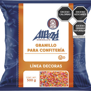 PAQ C/500GRS GRANILLO CHOCO COLORES ALPEZZI