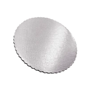 PZA BASE CARTON 34CM PLATEADA