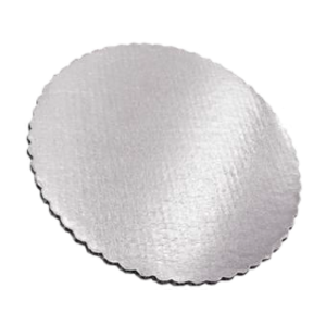 PZA BASE CARTON 40CM PLATEADA