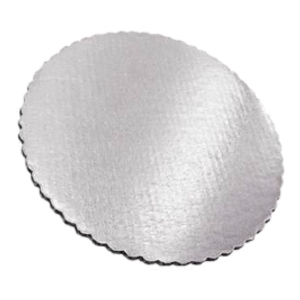 PZA BASE CARTON 46CM PLATEADA