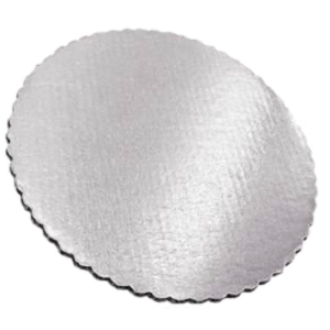 PZA BASE CARTON 52CM PLATEADA