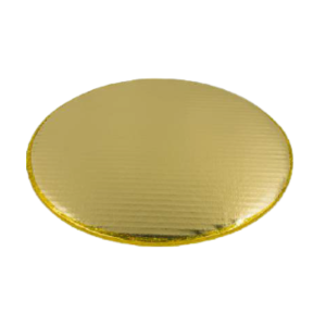 PZA BASE CARTON C/LISTON 26CM DORADA