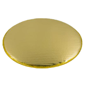 PZA BASE CARTON C/LISTON 36CM DORADA