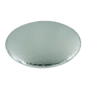 PZA BASE CARTON C/LISTON 30CM PLATEADA