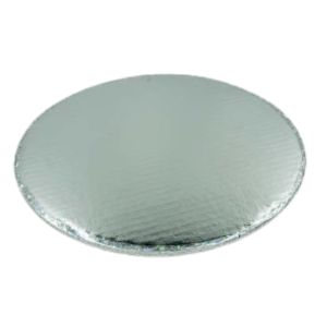 PZA BASE CARTON C/LISTON 34CM PLATEADA