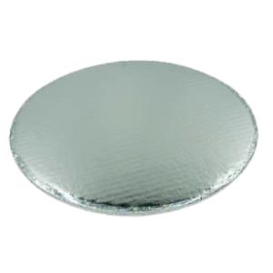 PZA BASE CARTON C/LISTON 36CM PLATEADA