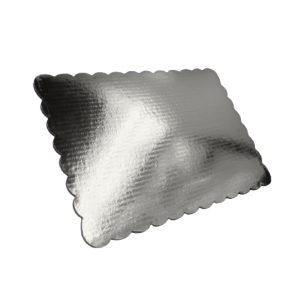 PZA BASE CARTON 36*36CM PLATEADA