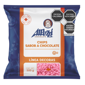 PAQ C/500GRS CHOCO CHIP ROSA ALPEZZI